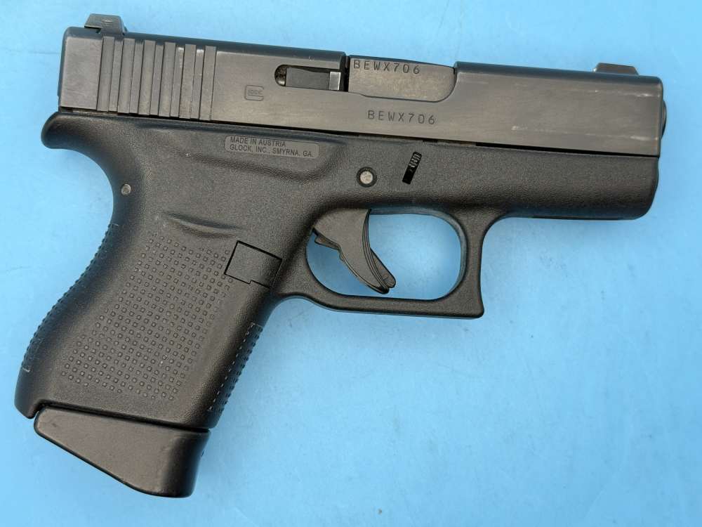 Glock 43 9mm Slimline Subcompact G43 Police Trade In GNS-img-4