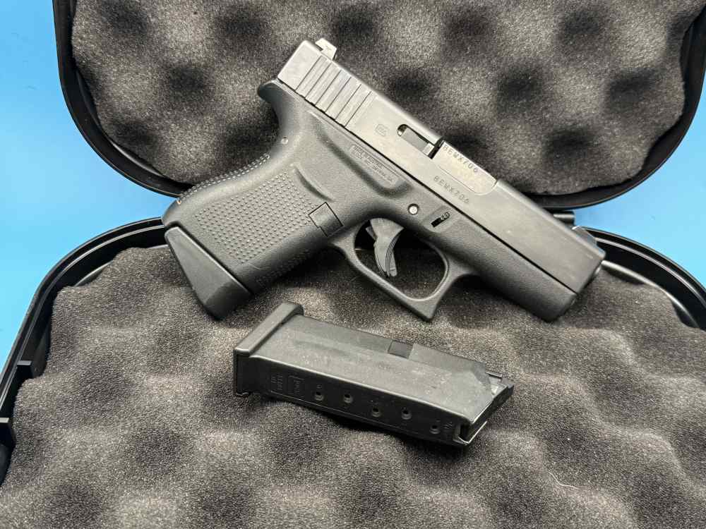 Glock 43 9mm Slimline Subcompact G43 Police Trade In GNS-img-1