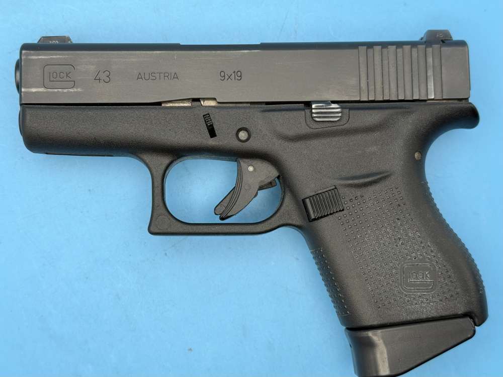 Glock 43 9mm Slimline Subcompact G43 Police Trade In GNS-img-3