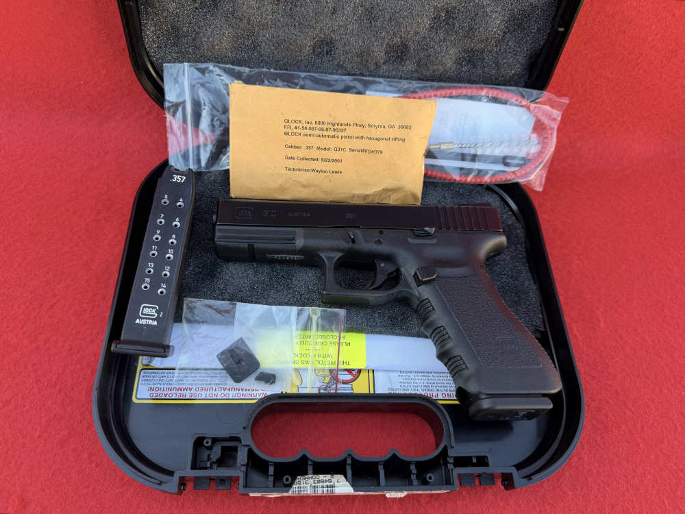 Glock 31C GEN3 .357 SIG 4.49" Semi Auto Compensated G31 Pistol UNFIRED 2003-img-0