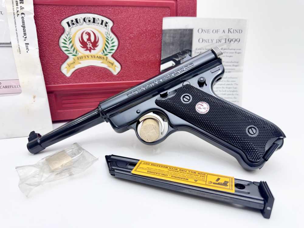 Ruger MK-II 50th Anniversary Model .22LR w/ Case-img-23