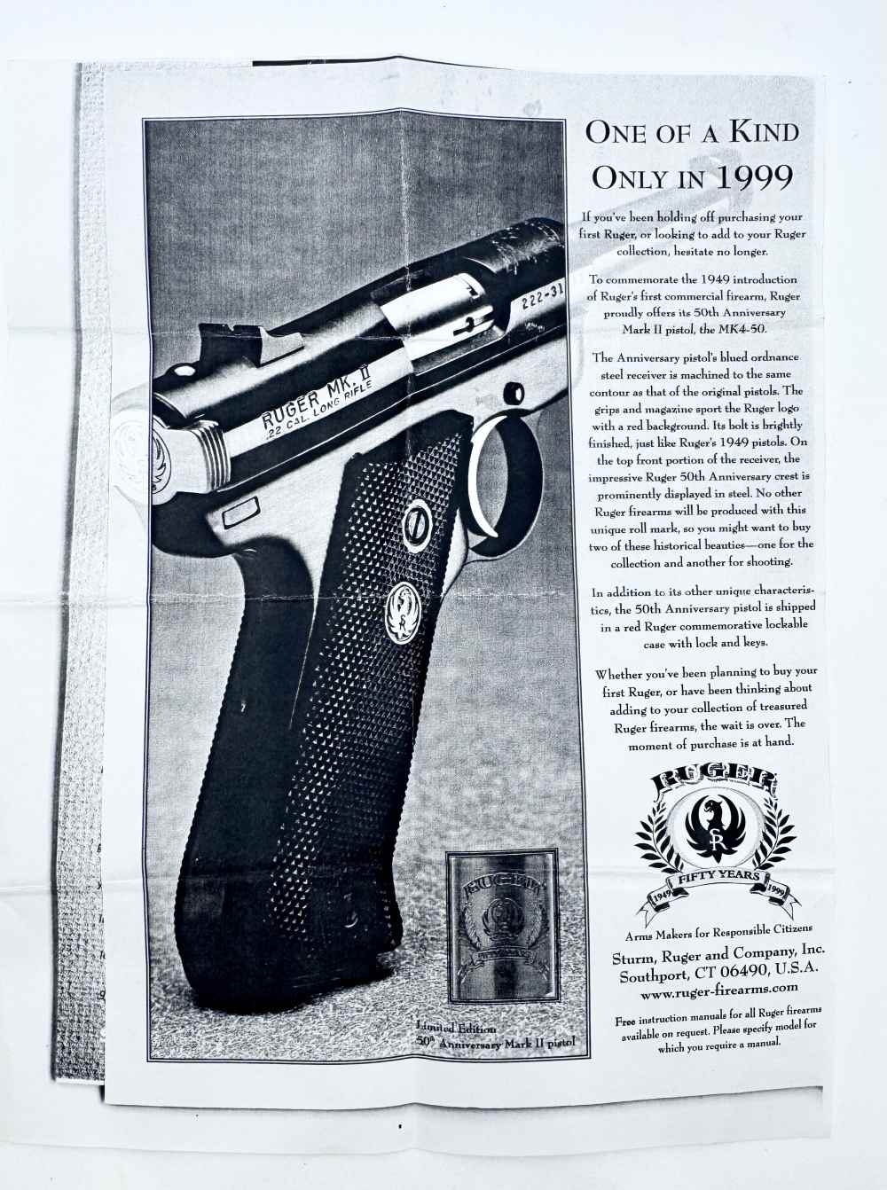 Ruger MK-II 50th Anniversary Model .22LR w/ Case-img-24