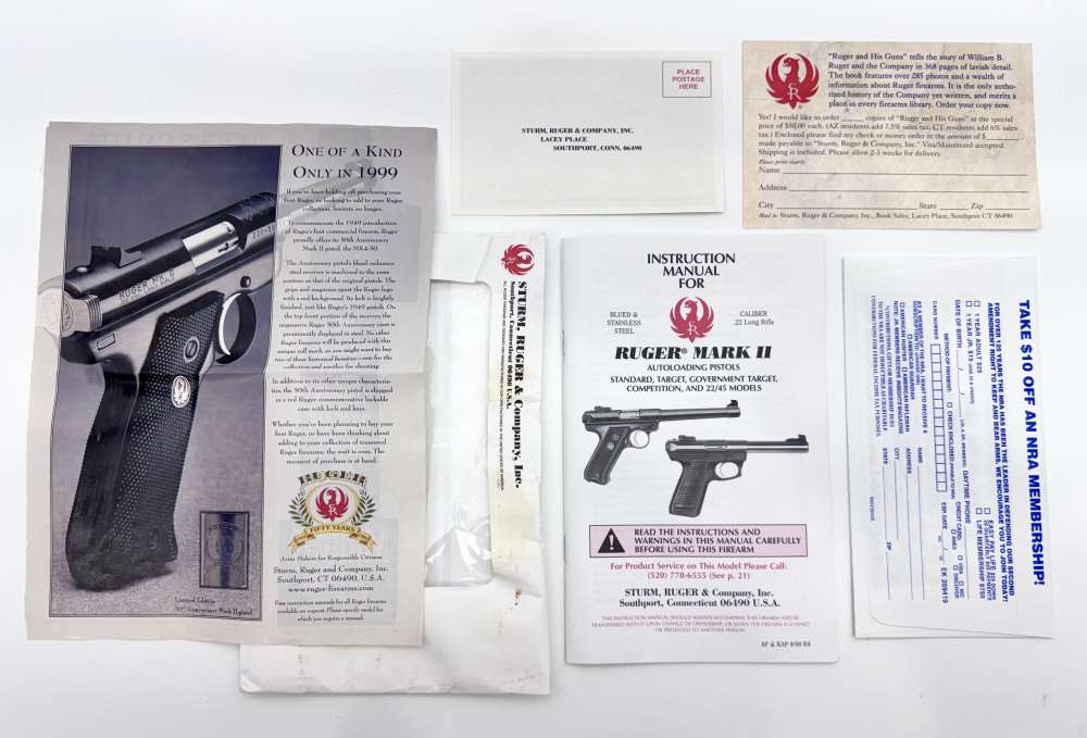 Ruger MK-II 50th Anniversary Model .22LR w/ Case-img-26