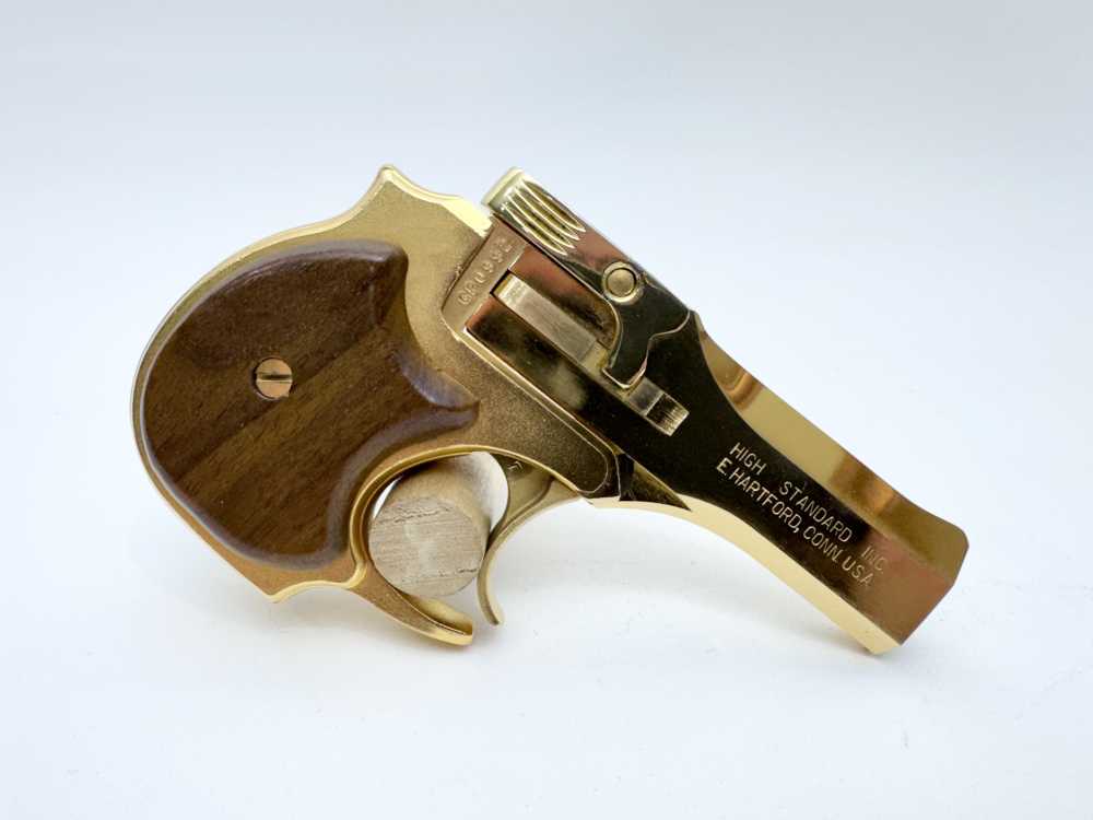 High Standard Gold Edition Derringer .22Mag w/ Factory Case -img-5