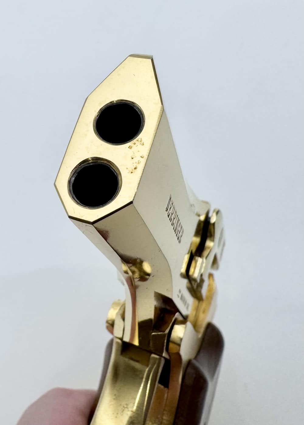 High Standard Gold Edition Derringer .22Mag w/ Factory Case -img-16