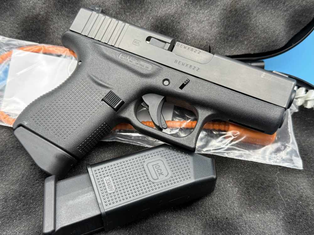 Glock 43 9mm Slimline Subcompact G43 Police Trade In GNS-img-1