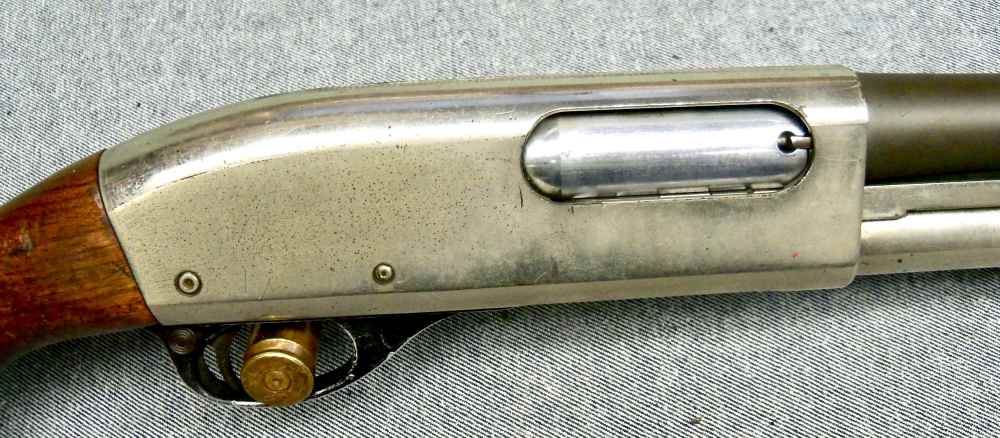 REMINGTON 870 RIOT NICKEL or CHROME PLATED 18" CYL CHOKE -img-1
