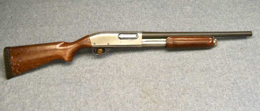 REMINGTON 870 RIOT NICKEL or CHROME PLATED 18" CYL CHOKE -img-0