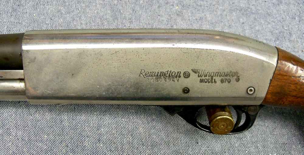 REMINGTON 870 RIOT NICKEL or CHROME PLATED 18" CYL CHOKE -img-10