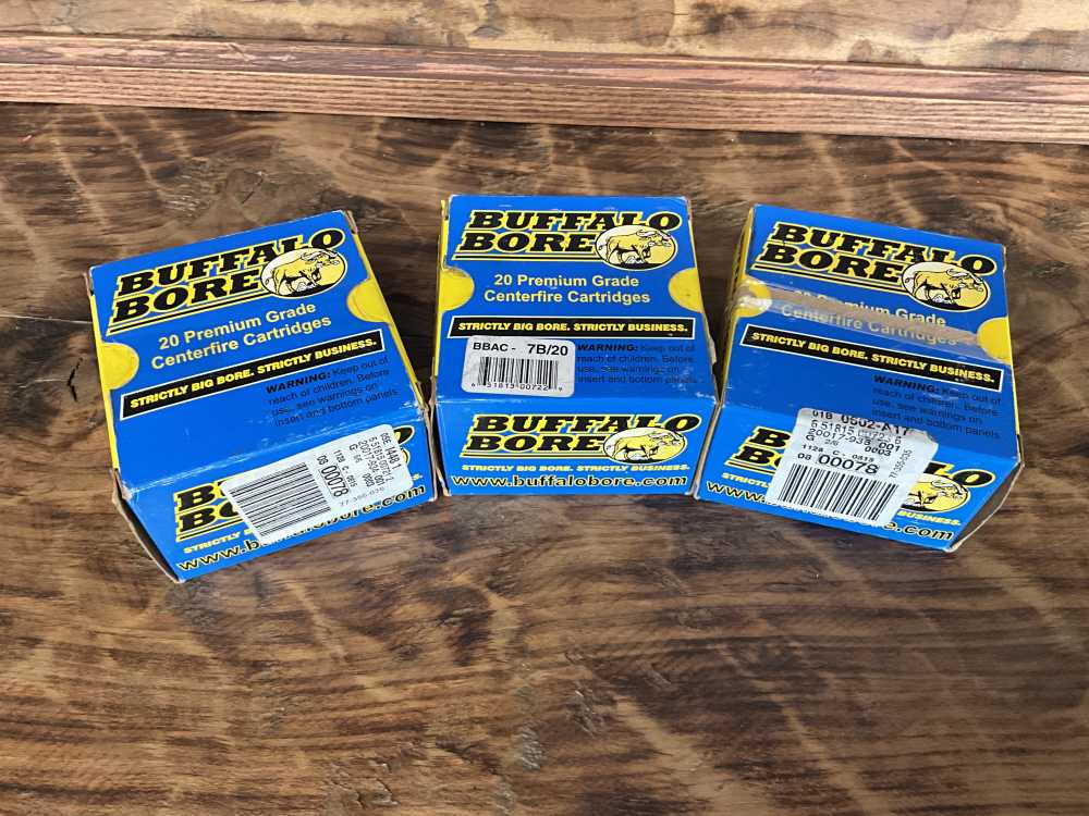 Buffalo Bore 454 Heavy Casull 360 325 300 grain 3 full Boxes-img-0