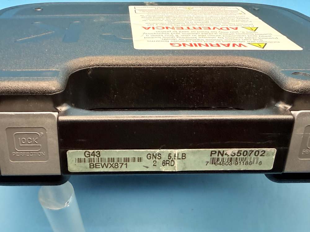 Glock 43 9mm Slimline Subcompact G43 Police Trade In GNS-img-2