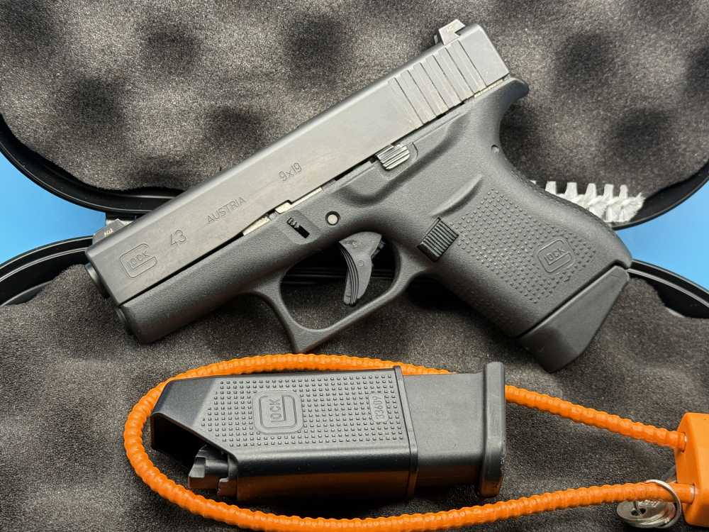 Glock 43 9mm Slimline Subcompact G43 Police Trade In GNS-img-0