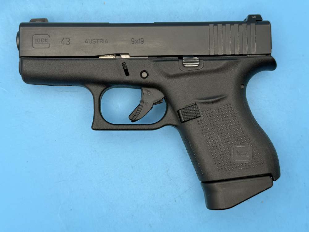 Glock 43 9mm Slimline Subcompact G43 Police Trade In GNS-img-3