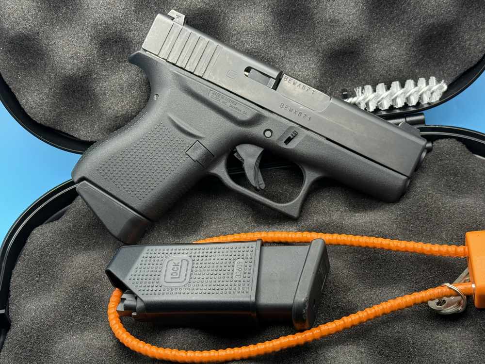 Glock 43 9mm Slimline Subcompact G43 Police Trade In GNS-img-1