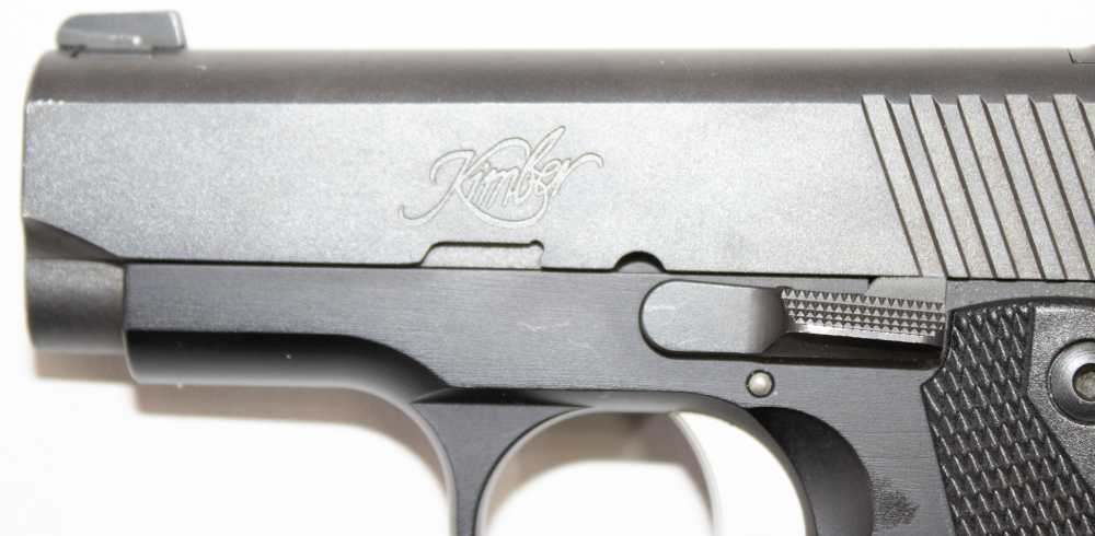 Kimber Micro Crimson Carry 380 acp 2 3/4" Black KimPro II w/ Laser Grips-img-2