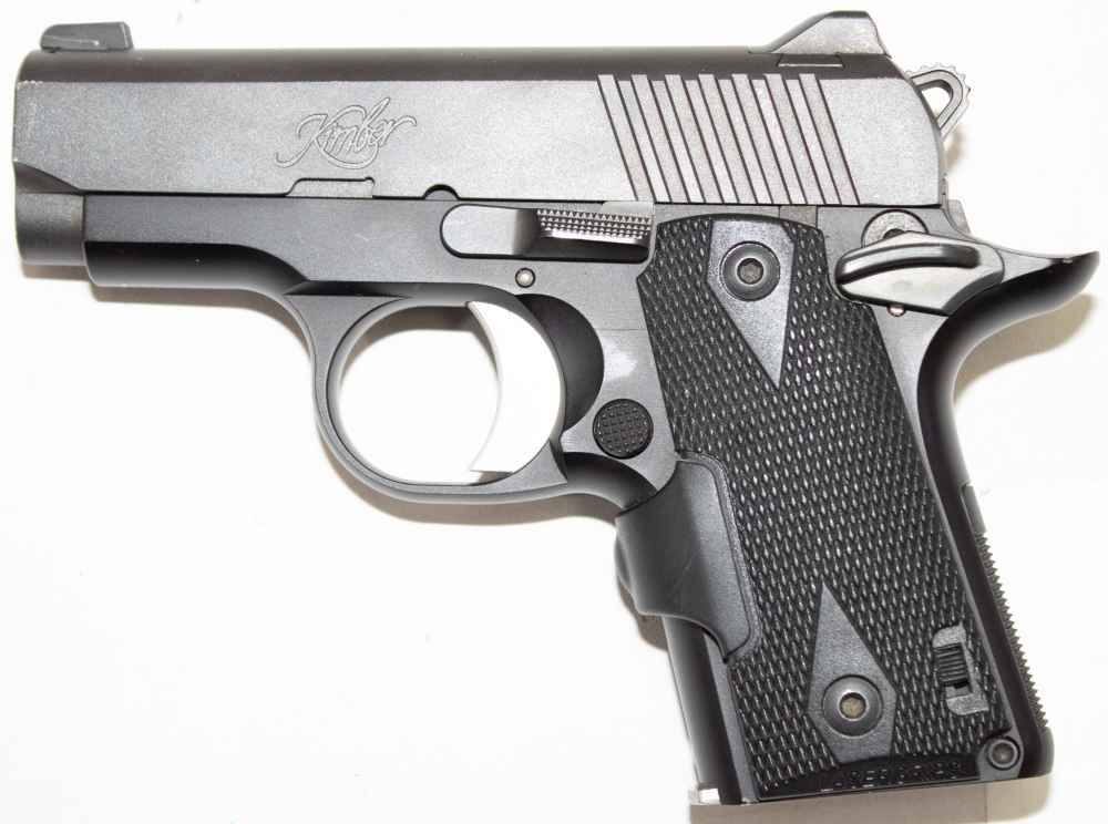 Kimber Micro Crimson Carry 380 acp 2 3/4" Black KimPro II w/ Laser Grips-img-1