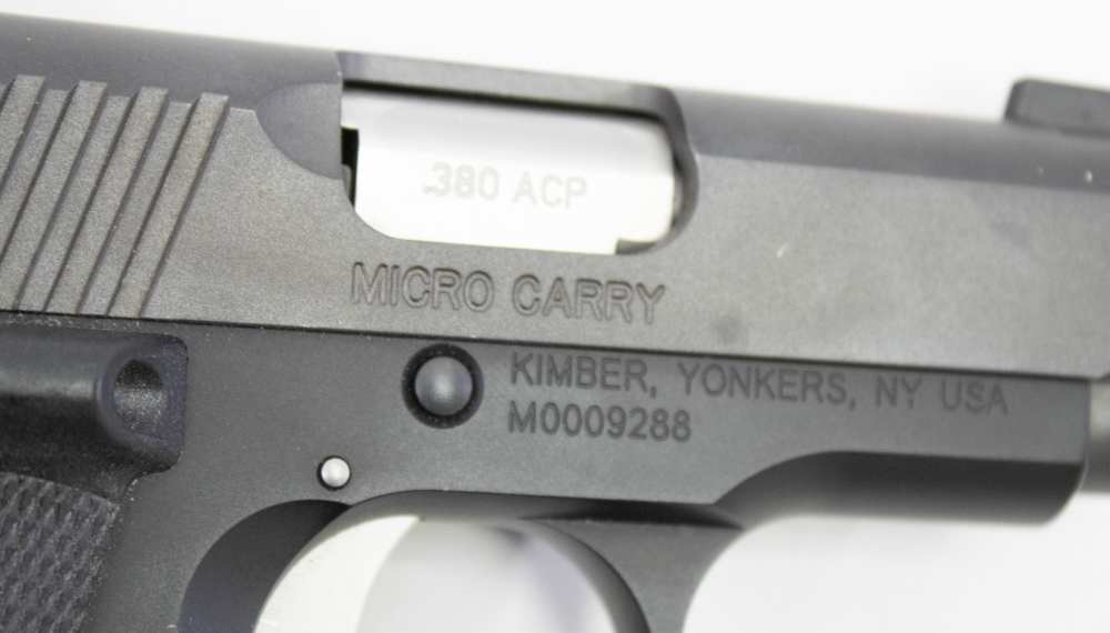 Kimber Micro Crimson Carry 380 acp 2 3/4" Black KimPro II w/ Laser Grips-img-4