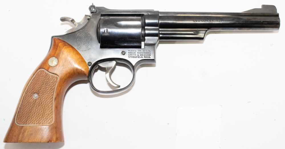 Smith & Wesson 19 Combat Magnum 357 Mag 6" 100710 19-4 MFG 1977-82 Blue -img-0