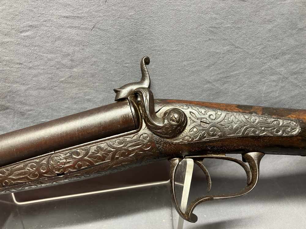 Vintage A. Beaume Pin Fire Shotgun - 12 Gauge - 26" Barrel -img-16