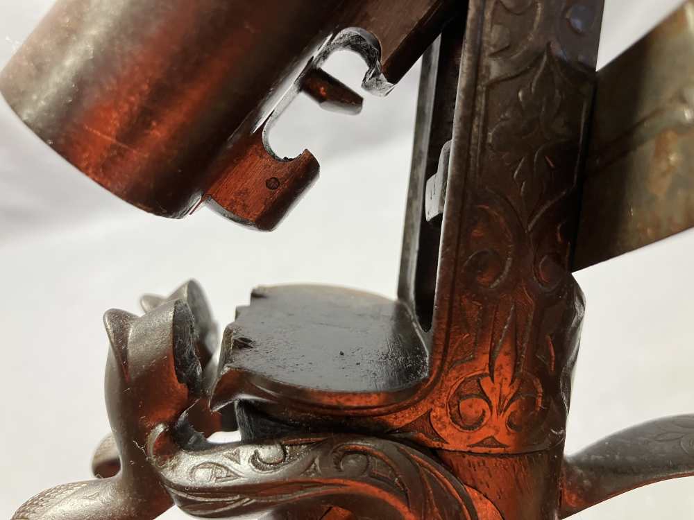 Vintage A. Beaume Pin Fire Shotgun - 12 Gauge - 26" Barrel -img-41