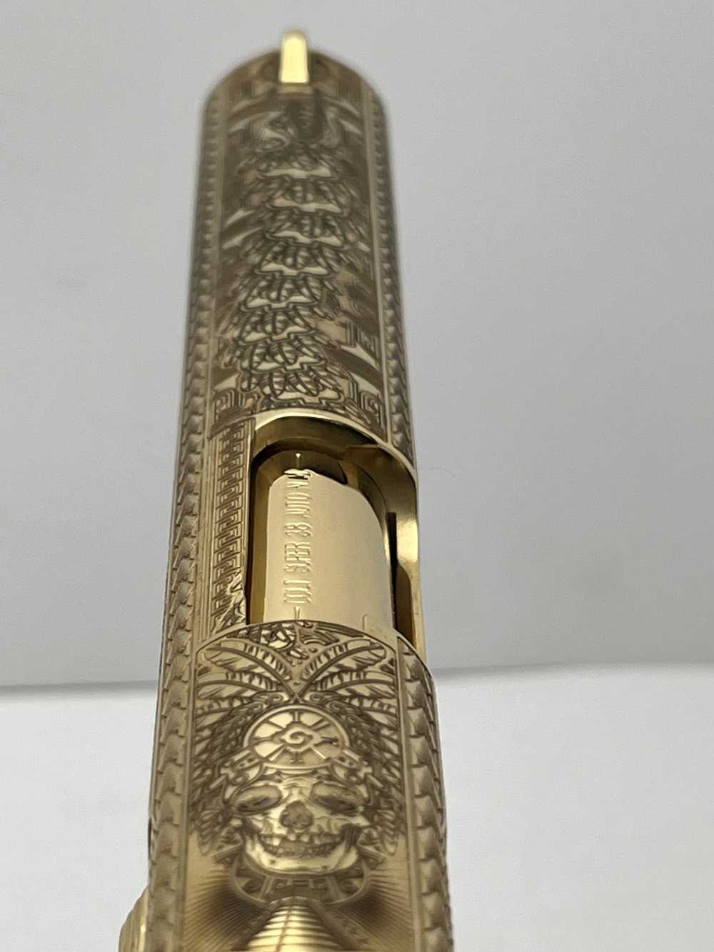 WOW FACTOR NIB COLT super 38 Aztec calendar 24k gold -img-26