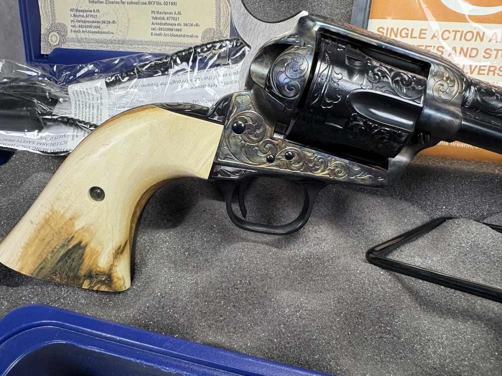 Colt SAA Single Action Army Mammoth Ivory Grips-img-20