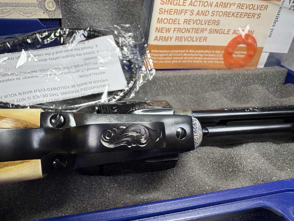 Colt SAA Single Action Army Mammoth Ivory Grips-img-28