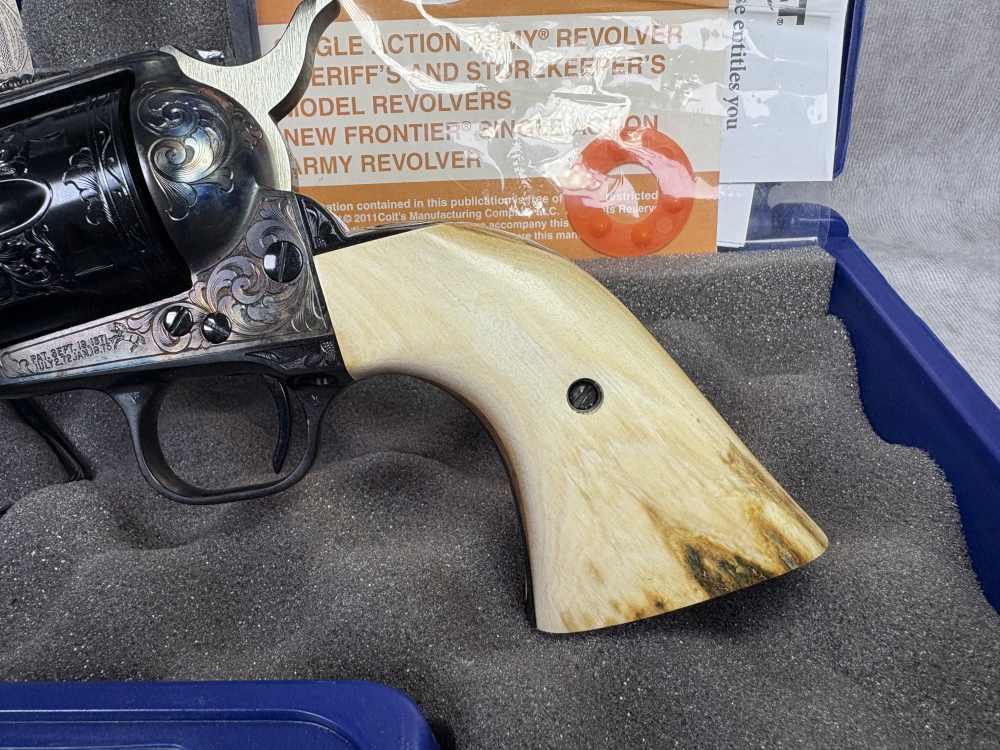 Colt SAA Single Action Army Mammoth Ivory Grips-img-4