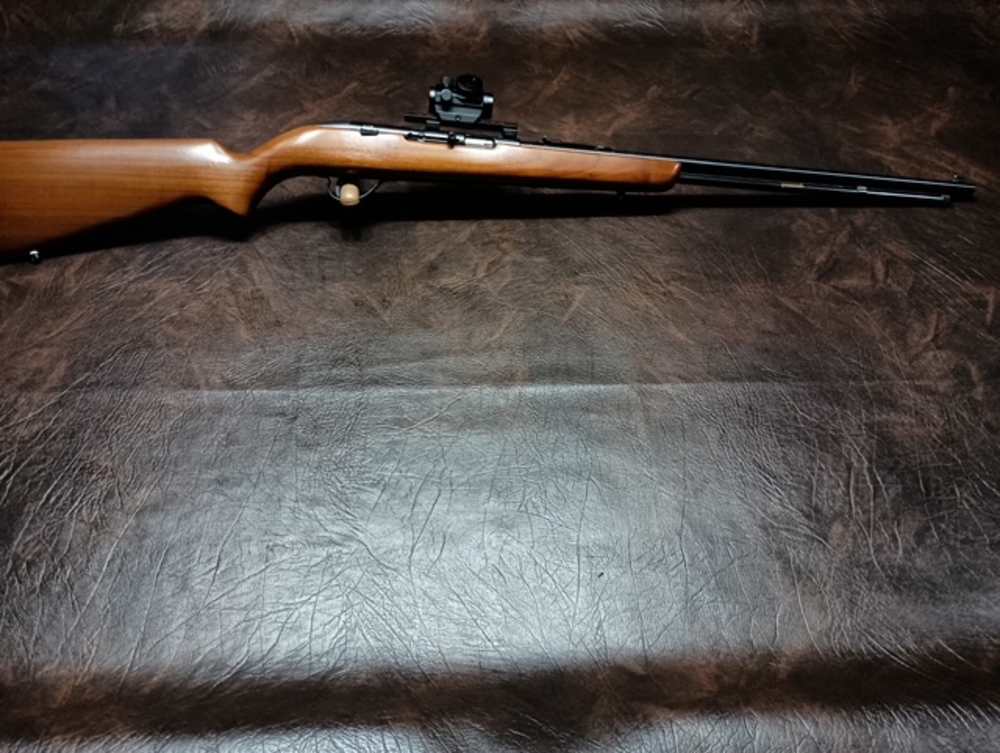"NICE" JC HIGGINS MODEL 25 SEMI AUTO .22LR W RED DOT  (COLLECTOR)-img-0