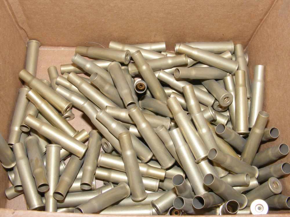 125 Used Brass Cases for .30-30 Rifle Reloader, Winchester Brand-img-0