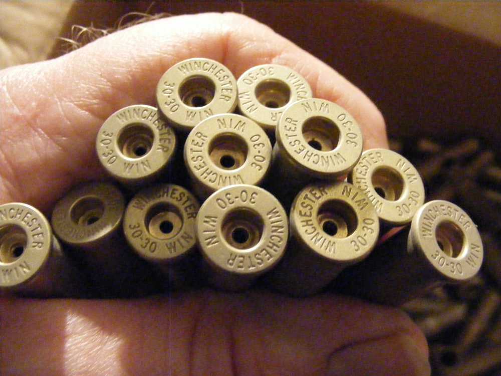 125 Used Brass Cases for .30-30 Rifle Reloader, Winchester Brand-img-3