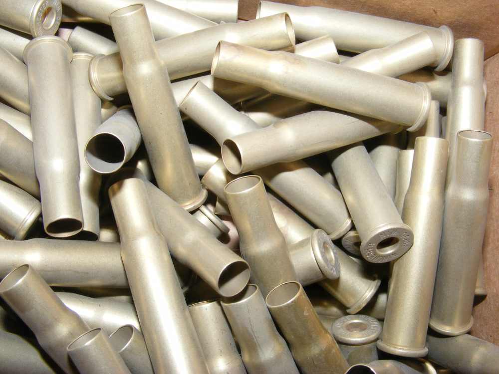 125 Used Brass Cases for .30-30 Rifle Reloader, Winchester Brand-img-1