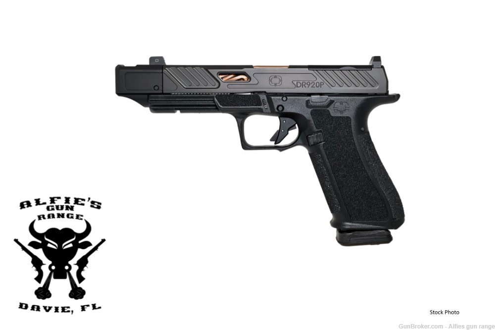 Shadow Systems DR920P ELITE 9MM BK/BZ OR 17+1 OPTIC READY COMPENSATOR 9mm-img-0