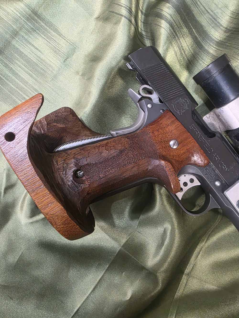 Custom Springfield 1911 A1 45 with custom grips Red Dot-img-9