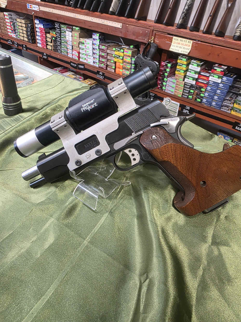 Custom Springfield 1911 A1 45 with custom grips Red Dot-img-18