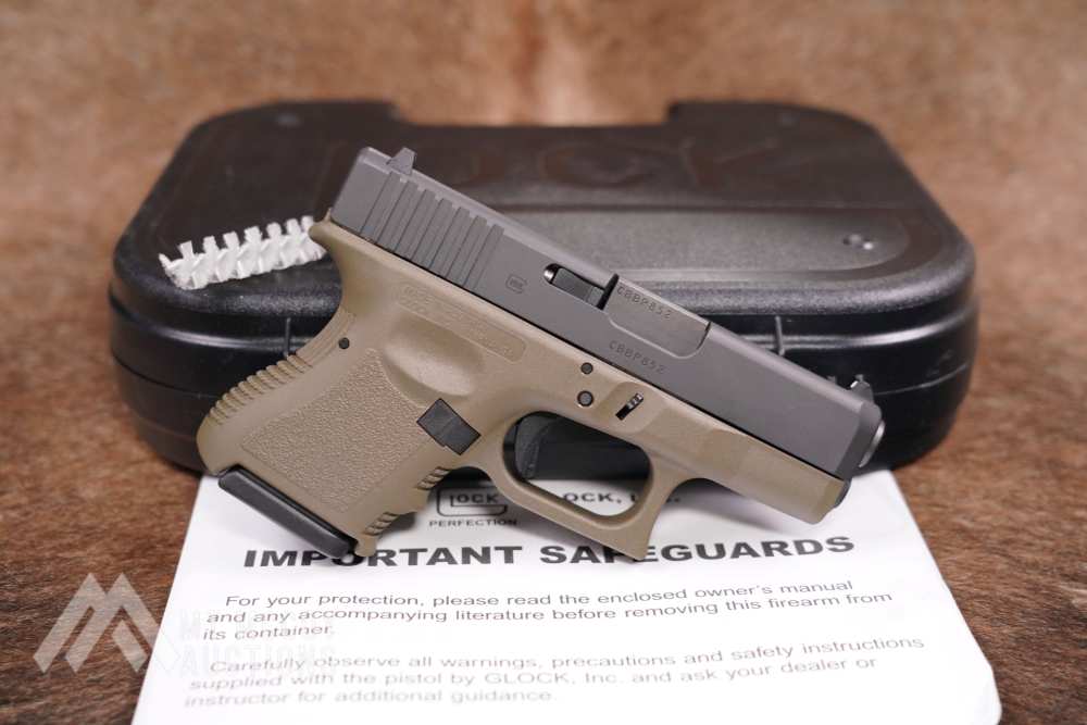 Glock Model 26 Gen 3 G26 OD Green 9mm 3.43" Striker Fired Semi-Auto Pistol-img-0