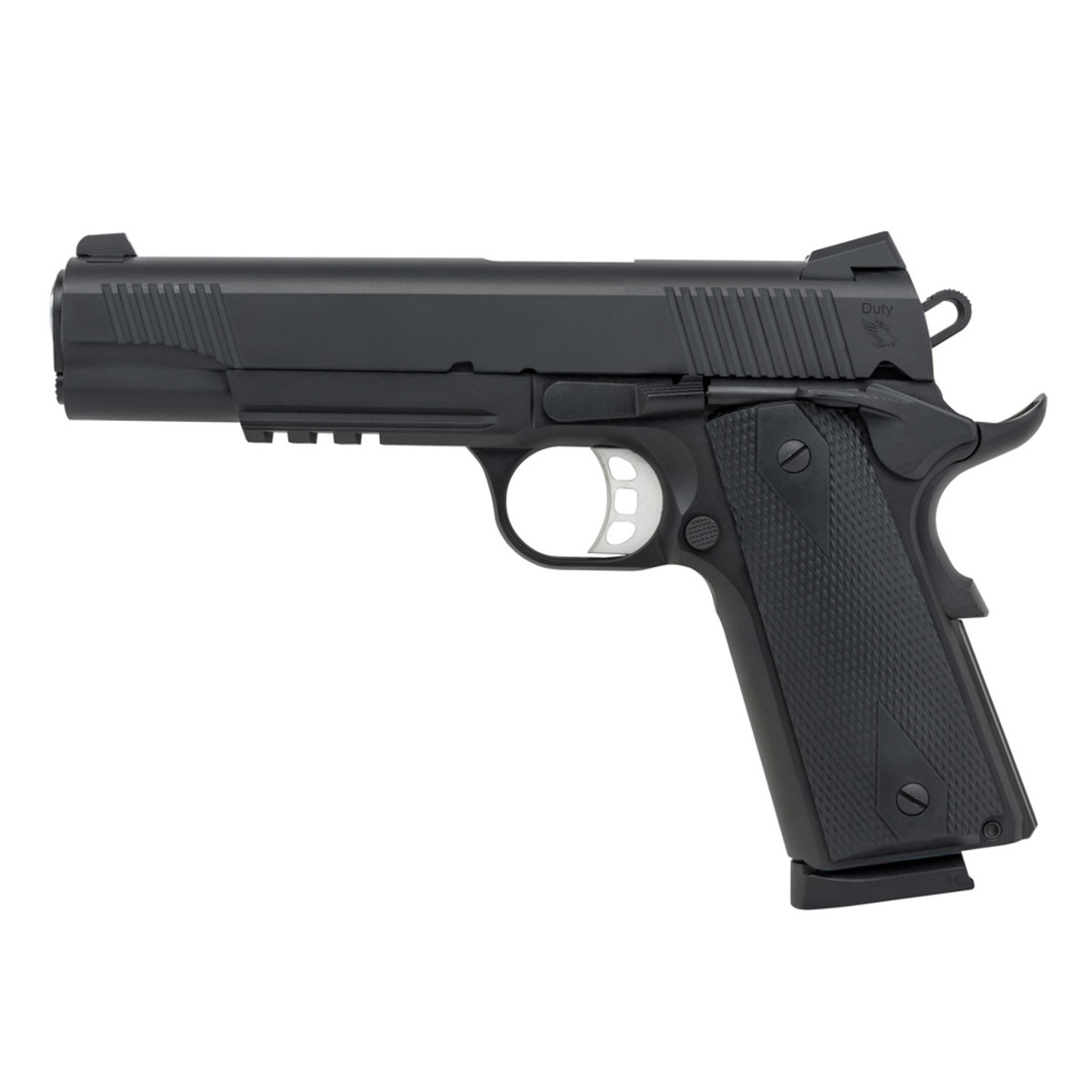 TISAS 1911 Duty B45R .45ACP 5in 8rd Cerakote Black Pistol-img-3