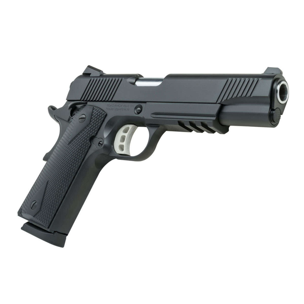 TISAS 1911 Duty B45R .45ACP 5in 8rd Cerakote Black Pistol-img-2