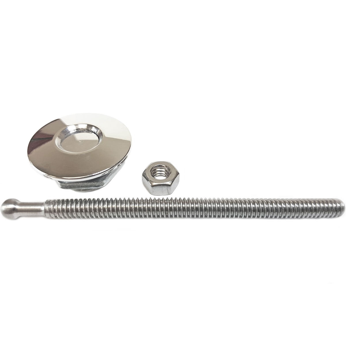 QUIK-LATCH Polished Aluminum Replacement Air Cleaner Wingnut Kit QL-25-ACP-img-0