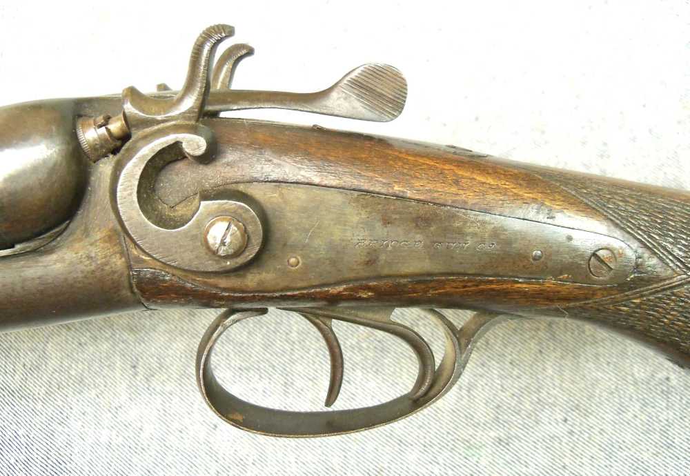 BRIDGE GUN COMPANY DOUBLE BARREL HAMMER TWIST STEEL 32" 12 GA.-img-13