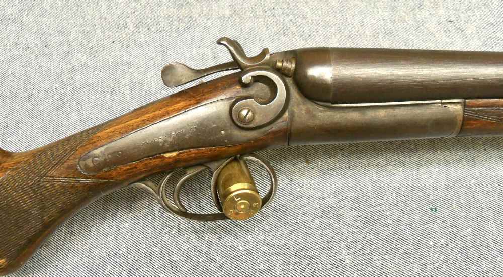 BRIDGE GUN COMPANY DOUBLE BARREL HAMMER TWIST STEEL 32" 12 GA.-img-1