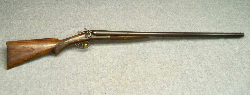 BRIDGE GUN COMPANY DOUBLE BARREL HAMMER TWIST STEEL 32" 12 GA.-img-0
