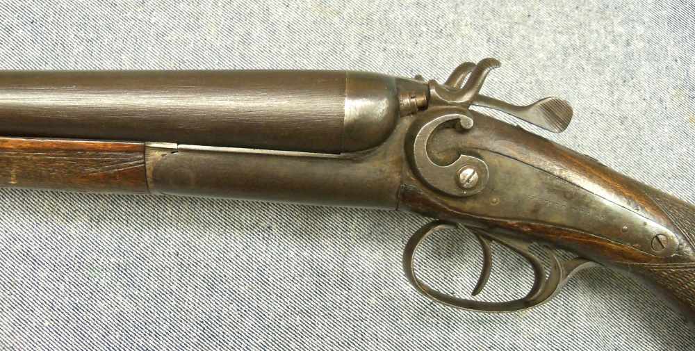 BRIDGE GUN COMPANY DOUBLE BARREL HAMMER TWIST STEEL 32" 12 GA.-img-10