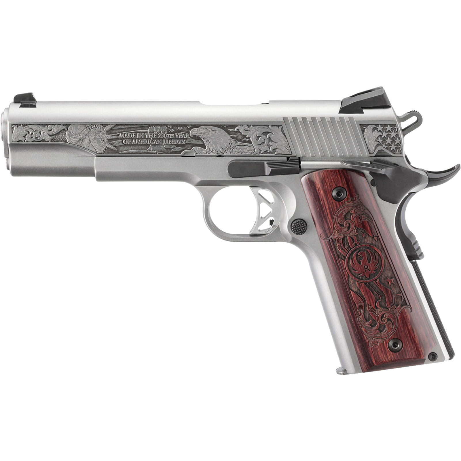 RUGER America's 250th Anniversary 45 ACP 5in 8rd Stainless SAO Pistol 16707-img-5