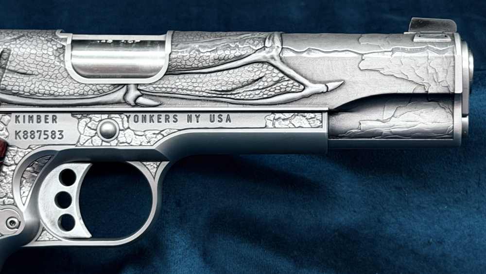 Kimber Altamont AAA Engraved Dragon 1911 1 of 300 45acp 5" SS LAYAWAY-img-19