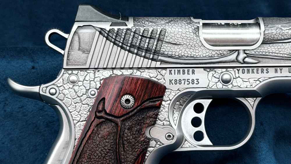 Kimber Altamont AAA Engraved Dragon 1911 1 of 300 45acp 5" SS LAYAWAY-img-18