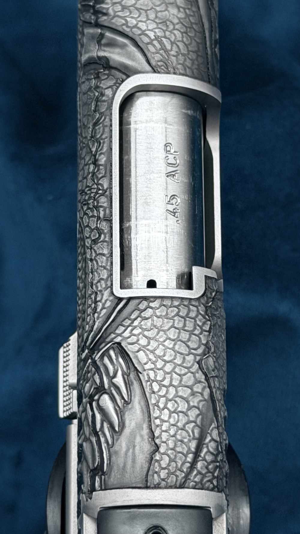 Kimber Altamont AAA Engraved Dragon 1911 1 of 300 45acp 5" SS LAYAWAY-img-30