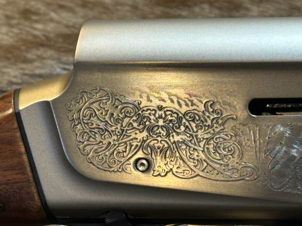 BROWNING A5 ULTIMATE 12GA 28" GAME SCENE ENGRAVED, TURKISH WOOD-img-8