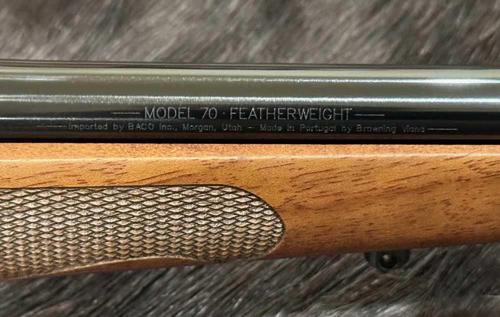 WINCHESTER MODEL 70 FEATHERWEIGHT 25-06 REMINGTON 22" GOOD WOOD-img-6