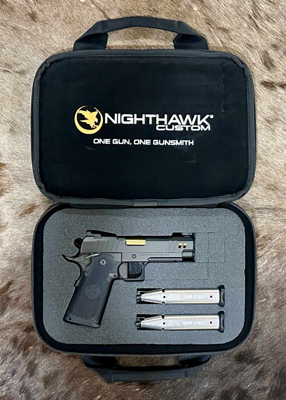 NIGHTHAWK CUSTOM VICE PRESIDENT COMMANDER DS 9MM 1911 W/ IOS, UPGRADES-img-25